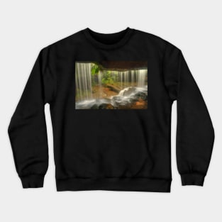 Lower Somersby Falls .. behind the veil Crewneck Sweatshirt